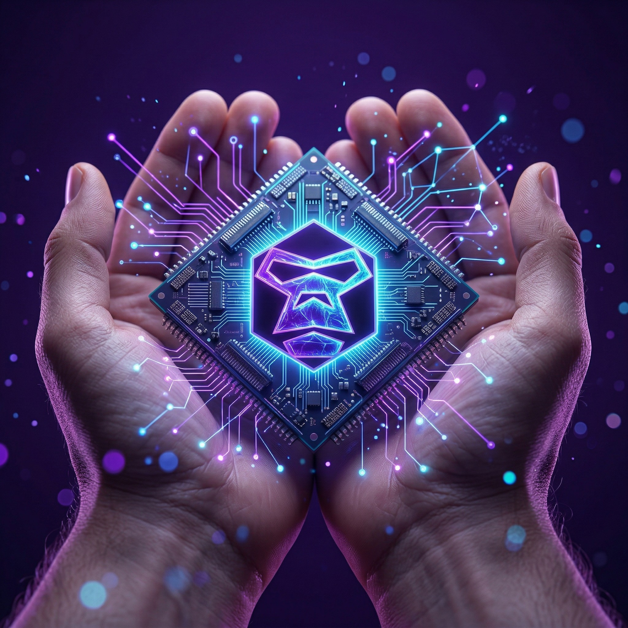 Clinic administrator holding two branch service cards